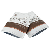 Sacs à café en papier Kraft blanc, sachet à impression numérique personnalisable, pochette d'emballage à 3 côtés, unités
