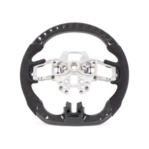 Personnalisation personnalisé<span class=keywords><strong>e</strong></span> noir Alcantara 2018 <span class=keywords><strong>Mustang</strong></span> volant pour <span class=keywords><strong>Mustang</strong></span> <span class=keywords><strong>Gt</strong></span> volant en fibre de carbone 2018 - Product Image 6