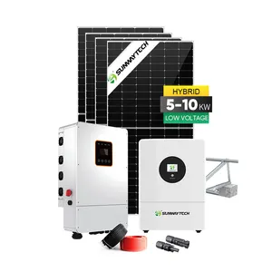 Complete 5KW 6KW Solar Power Electricity Generator System Kit With Cheap Price