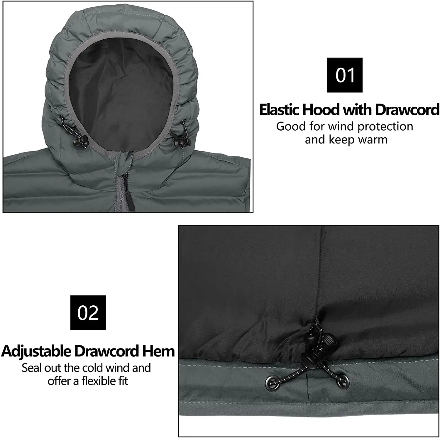 Mens Softshell Áo Khoác Trùm Đầu Windproof Áo Khoác Mùa Đông Không Thấm Nước Bông Áo Khoác 100% Polyester Lớp Phủ Độn Nóc Áo Khoác