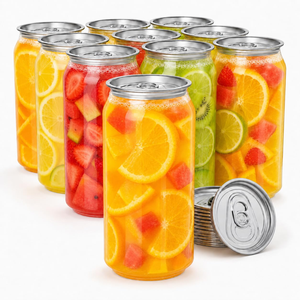 Latas de Plástico PET Vacías para Bebidas, Cerveza, Jugos, Transparentes, Botellas de Plástico - Product Image 1