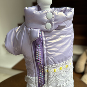 Vêtements imperméables pour animaux <span class=keywords><strong>de</strong></span> compagnie, manteau réfléchissant pour chien violet, pour chiens <span class=keywords><strong>de</strong></span> grande et petite taille, pour l'été, l'hiver, la <span class=keywords><strong>pluie</strong></span>, la neige, style simple, motif uni - Product Image 4