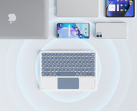 Vente flash - Mini clavier et souris sans fil multi-systèmes ultra-minces avec pavé tactile et charge rapide Type-C