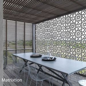 Vách Ngăn Trang Trí Phòng Vách Ngăn Bằng Kim Loại Cắt Laser Trong Vườn - Product Image 1