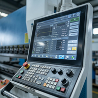 Presse plieuse industrielle automatique CNC robuste pour tôles, 160T 4000mm