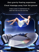 Fauteuil de massage VCT Luxury SL Track 3D Robotic Foot Roller AI Voice & Health Check Zero Gravity Function Full Body Airbag