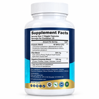 Capsules de fibres probiotiques pour la santé intestinale, marque privée, 60 gélules, soutien digestif, équilibre intestinal, complément bien-être quotidien, OEM ODM