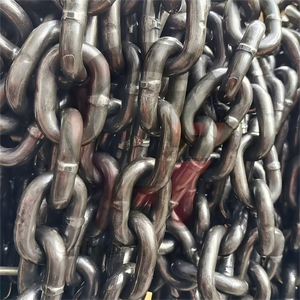 Perangkat keras tali-temali G80 rantai pertambangan hitam rantai baja mangan rantai pengangkat Tautan - Product Image 2