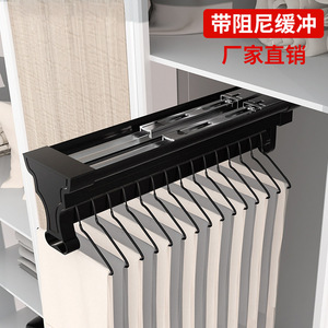 Porte-pantalon télescopique Resonance Classic Deluxe pour armoires, solution de rangement pour penderie coulissante - Product Image 3
