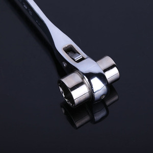 Quick Release Double-ended Chrome-plated Ratchet <b>Wrench</b> Metric Hex Industrial Grade 45 Steel Linyi Shandong - Product Image 2