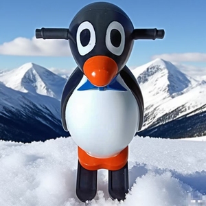 Dolphin and <strong>Penguin</strong> Children's Plastic <strong>Skating</strong> <strong>Aids</strong> with Protective Anti-Slip Ice Skates for Ice Rink Use - Product Image 5