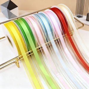 Ruban en organza transparent, tissu doux et transparent pour emballer les cadeaux de mariage et décorer les bouquets - Product Image 6