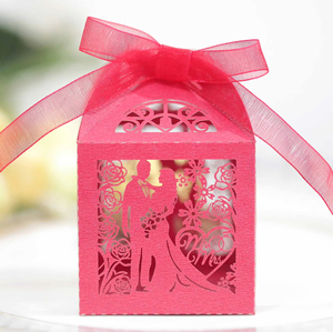 Scatola di caramelle Display carrozza cava bomboniere regali scatola di caramelle ospiti confezione regalo di carta - Product Image 6