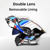 Casques modulaires ABS unisexes les plus populaires pour la moto, casques ouverts pour le cyclisme, casques de protection pour adultes, usine de moto sur mesure
