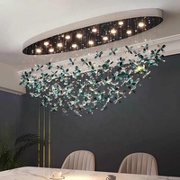 Hôtel Club Projet Non-standard Personnalisé Lobby Salon Villa Escaliers Lustre Cristal Pendentif Lampe Lumière