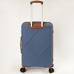 24인치 하드케이스 수하물 ABS 여행가방 소프트 TSA 인증 잠금장치 4륜 지퍼 클로저 유니섹스 디자인 공항용 폴리에스터 - Product Image 4