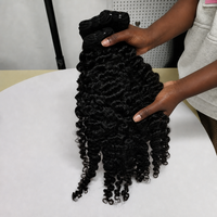 Extensions de cheveux humains bruts vietnamiens bouclés birmans, extensions de cheveux crépus, cuticules alignées, vente en gros