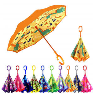 Dimanche Straight-Style Enfants <span class=keywords><strong>Parapluie</strong></span> <span class=keywords><strong>Licorne</strong></span> Imprimé Coloré Pongé Matériel pour Sl Étudiants Adultes Cadre En Métal - Product Image 1