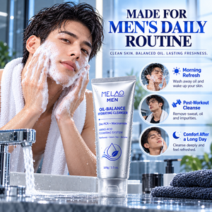 Private Label Men Face Wash Oil Control Amino Acid <b>Cleanser</b> Zinc PCA Niacinamide Oil Balance Facial <b>Cleanser</b> <b>for</b> men - Product Image 3