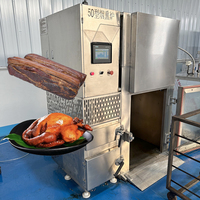Nouvelle chambre à fumée automatique à vapeur Aimeida, fumoir à froid, four pour la transformation des fruits de mer et de la viande, en acier inoxydable, écoénergétique
