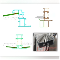 Fresadora CNC Tianchen con Servocontrol Completo para Corte y Perforación de Perfiles de Aluminio para Ventanas, Función Láser