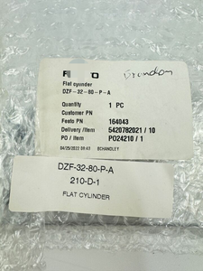 DZF-32-80-A-P-wbrA 161267 T208/T108กระบอกแบน - Product Image 2