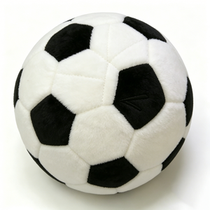 Peluche de balón de fútbol personalizado, personaje de peluche de fútbol, muñeco de peluche de fútbol que mueve la ceja, peluche antropomórfico de balón de fútbol - Product Image 4