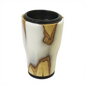 Quemador de Incienso Noor Al Majlis, Hecho a Mano con Resina Epoxi y Madera de Acacia, Soporte de Diseño para Oud, Decoración Elegante para Ramadán y Regalos para el Eid - Product Image 1