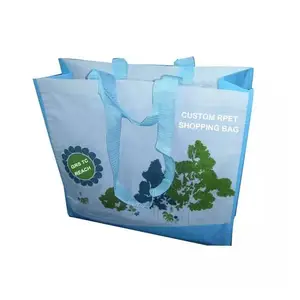 Saco rpet eco amigável, fácil de usar de alta qualidade reciclado saco de plástico rpet eco amigável