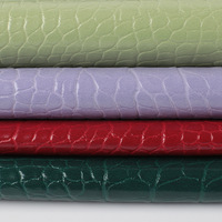 Cuir synthétique PVC de 1,0 mm d'épaisseur, imprimé animal, résistant à l'abrasion, sacs à main