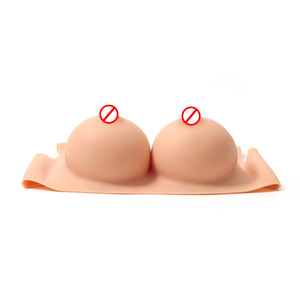 Low Collar Chest False Breast Forms Silicone Fake Boobs <strong>Tits</strong> for Man to Woman Drag Queen Crossdresser Breast Plates - Product Image 6