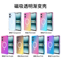 Funda de Teléfono con Protección Anticaídas en Cuatro Lados y Degradado para TECNO Pova7/Pova 6 Pro, Carcasa Magnética Antigolpes para Teléfono Móvil, Más de 1000 Modelos Disponibles