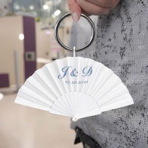 Customizable Plastic Hand Fan Sport Style <b>Keychain</b> PVC Model for Business Gifts Lovely Cross Fairy Chinese Design for Graduation - Product Image 3