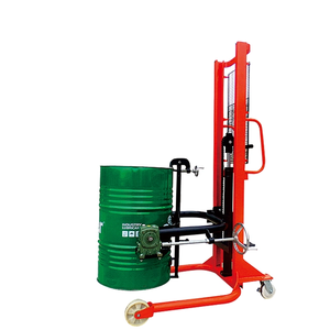 Elevador y Apilador de Tambos Manual Motorizado Hidráulico de 300 kg en Oferta para Imprentas y Restaurantes - Product Image 2