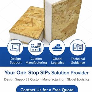 Panel Sándwich Aislado Estructuralmente Certificado por BBA para el Mercado de la Construcción del Reino Unido, Núcleo de EPS, Panel para Paredes, Techos y Pisos con Capacidad de Carga - Product Image 2
