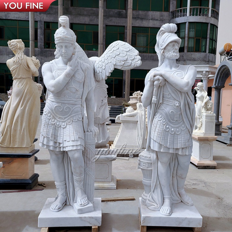 古代ギリシャの戦士の彫刻 古代ギリシア スパルタ王 戦士 レオニダス ブロンズ風彫像 彫刻
