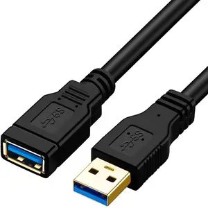 USB 2.0 3.0 Extension Cable A-Male To A-Female Extender Cord With 5Gbps Data Transfer And Charging For PlayStation Xbox