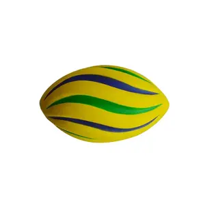 Bola anti-stress para rugby PU, futebol americano Sprial