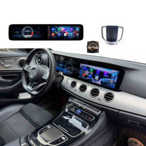 Actualización del interior del coche: Panel de instrumentos digital de doble pantalla de 12.3 pulgadas para Mercedes Benz Clase E W213 2016-2018 NTG5.0 5.5 Gasolina - Product Image 1