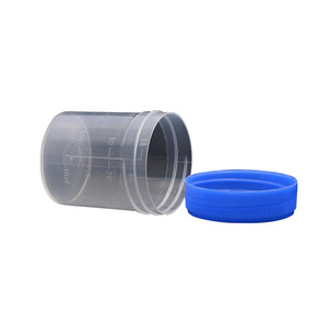 Gobelet d'échantillonnage Chengbao 40/60 ml en plastique de qualité laboratoire pour la collecte d'échantillons d'urine et de crachats - Product Image 1