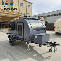 ONLYWE Directement de l'usine, caravane de camping miniature tout-terrain pour les voyages en famille et le camping