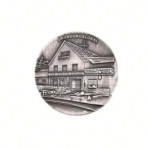 Die Struck koin tantangan kustom terbaik lambang 3D berukir lapisan emas antik kualitas tinggi 2 inci untuk suvenir - Product Image 3