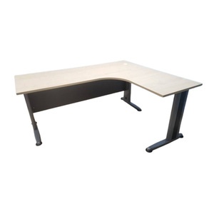 <b>L</b> <b>Shape</b> J Leg <b>Office</b> <b>Desk</b> Stylish Wooden Work Table for Professional Corporate <b>Offices</b> and Study Rooms - Product Image 2