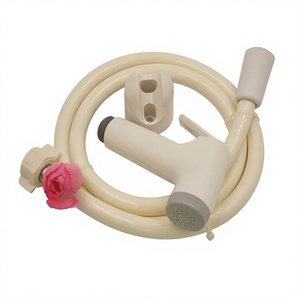 Vertical <b>Spray</b> Wall-<b>Mounted</b> ABS Shattaf Set Single Hole Installation with Custom Color OEM - Product Image 1