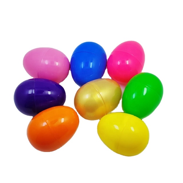 Wholesale Colorful 47*63 MM Plastic Surprise Egg Easter Egg for Easter Decoration