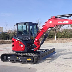 Excavateurs YANMAR d'occasion en bon état, commerce chinois, 5,5 tonnes, excavateur YANMAR Vio55 du Japon, mini-excavateur pour usage domestique - Product Image 1