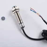 4-digital merah hijau biru LED pengukur kecepatan RPM Tachometer Hall Sensor jarak pengukuran 10-6. 9999RPM DC 8-15V rentang speedo