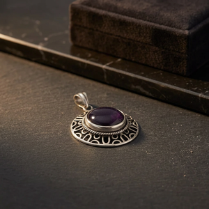 Collier pendentif géométrique plaqué platine et rhodium pour femme - Argent sterling 925 Perle d'eau douce Or 14 carats - Product Image 3