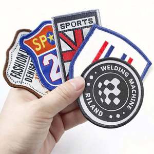 Factory Price Custom Embroidery <b>Patches</b> Sew on for Hat and Clothing Embroidered Badges <b>Patch</b> - Product Image 6