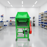Crible vibrant multi-céréales avec moteur pour le nettoyage du maïs, du soja et des semences, faible niveau sonore, capacité de 1000 à 3000 kg/h